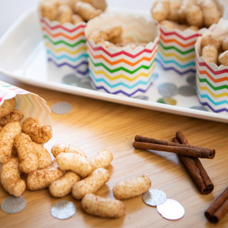 Production process of puffed snack food