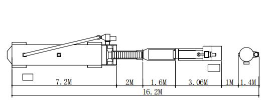 Schematic diagram of production line