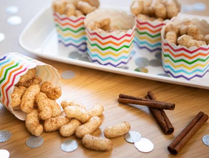 Production process of puffed snack food